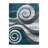 Aliodija Modern Swirl Design Olefin Area Rug-222651495