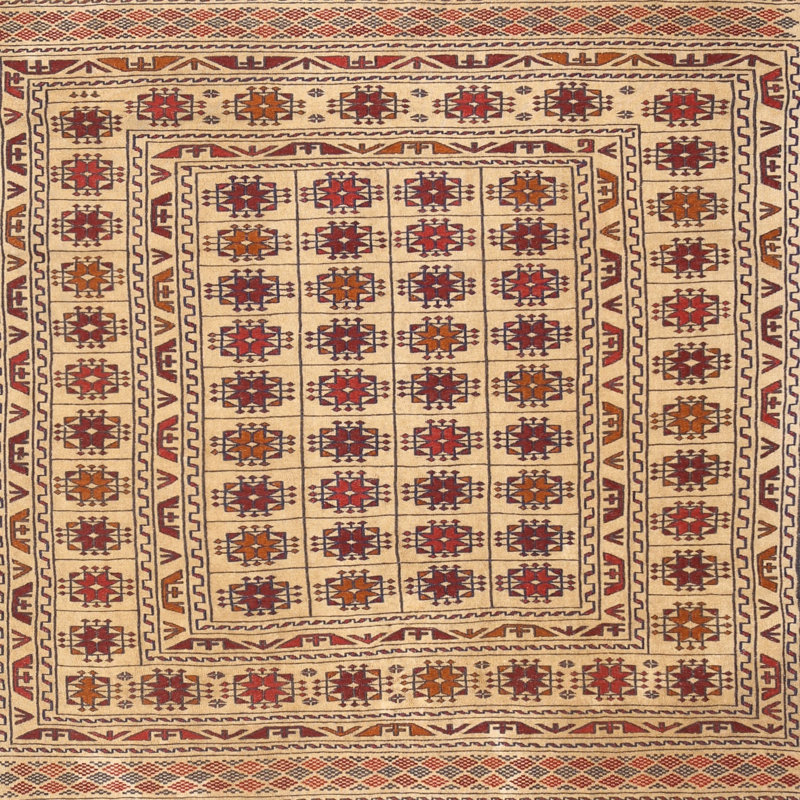 Southwestern Indoor Rug, Round 6'
