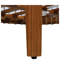 Ensemble de conversation pour patio en bois d'acacia et corde tissée à la main l 29,7 po x P 27,6 po x H 25,2 po Christopher Knight Home