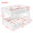 Full XL Over Queen/Full  Over Queen Bunk Bed With Ladder And Guardrails, Pegboard And Bookshelf, White-209804311-209805290