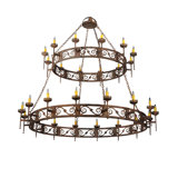Rustic Lodge 16 - Light Chandelier