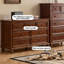 Buffet en bois de noyer massif