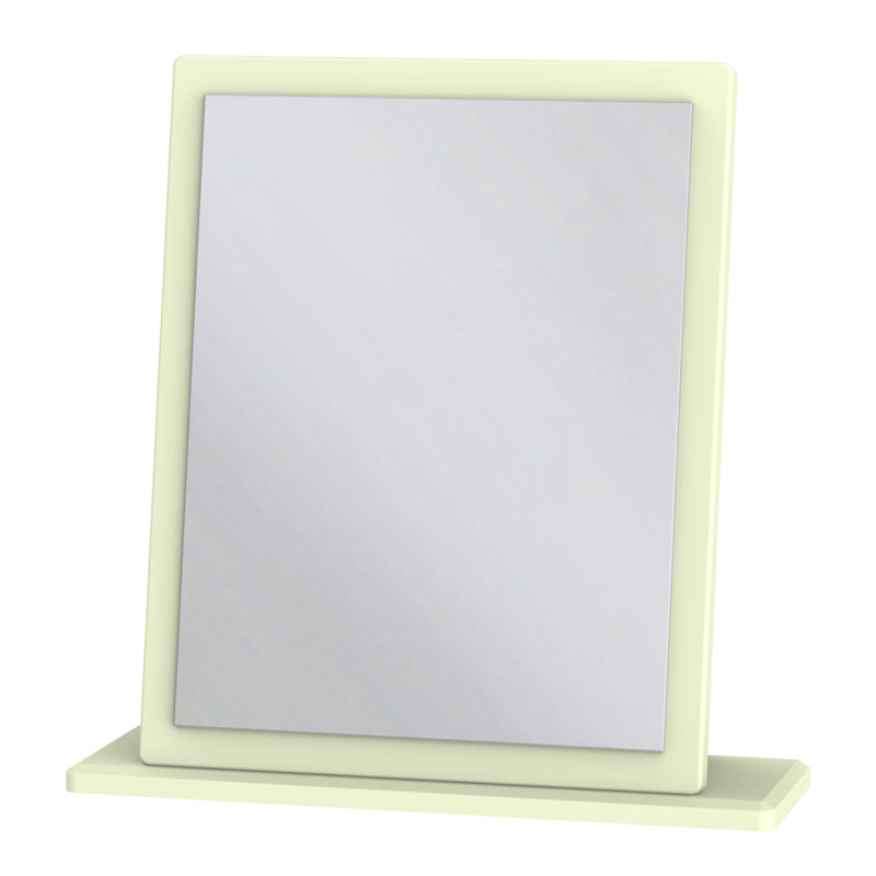 Fully Assembled Grety Dresser Mirror, Cream