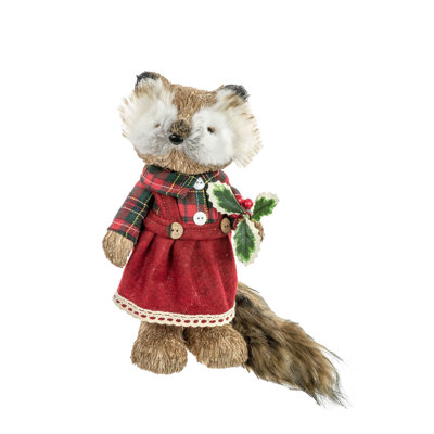 Renard brun debout