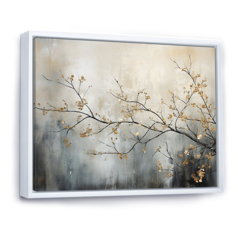 Arbre monochromes éthéré Reverie I - art mural arbre monochrome, impression murale arbre de couleur douce, H 34 po x l 44 po