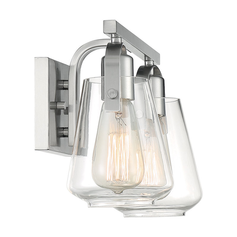 Powers 2 - Light Dimmable Vanity Light, Brushed Nickel