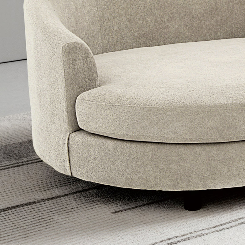 Fauteuil demi-tonneau de 70,1 po, Blé