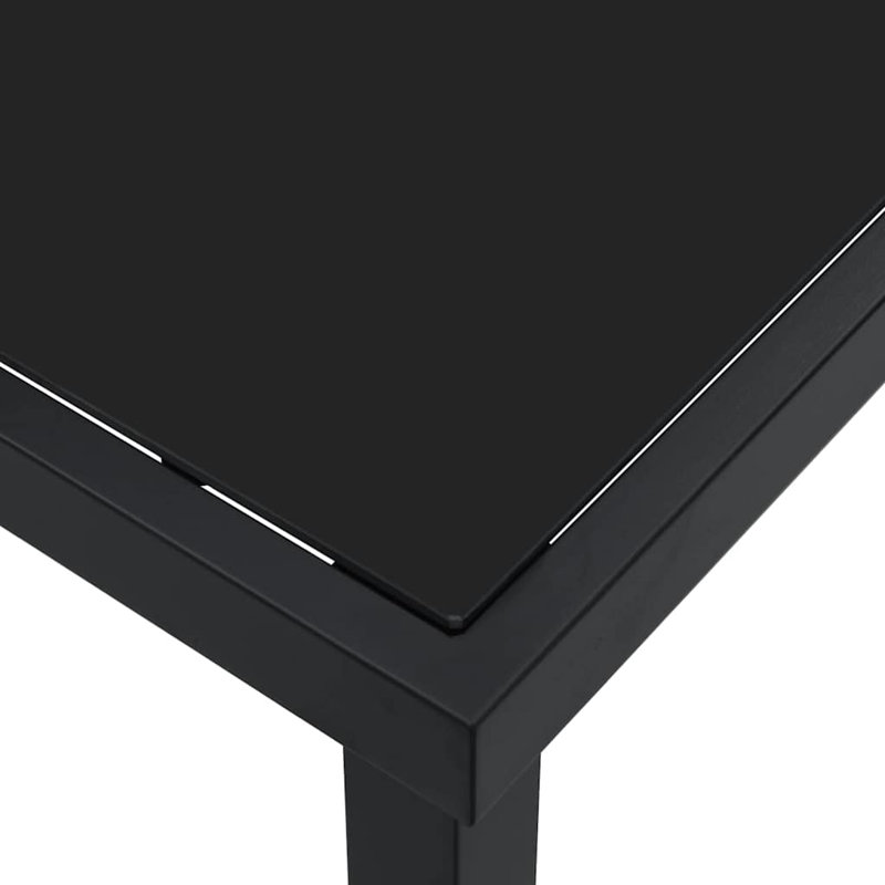 Rectangular Metal Outdoor Dining Table , 200cm W 80cm D