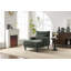 Chaise longue moderne, fauteuil inclinable de loisir intérieur rembourré, canapé-lit pour chambre à coucher, salon, salle d'étude, bureau, vert-130634321