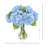Real Touch Hydrangeas Arranged in a Glass Vase-1853983197