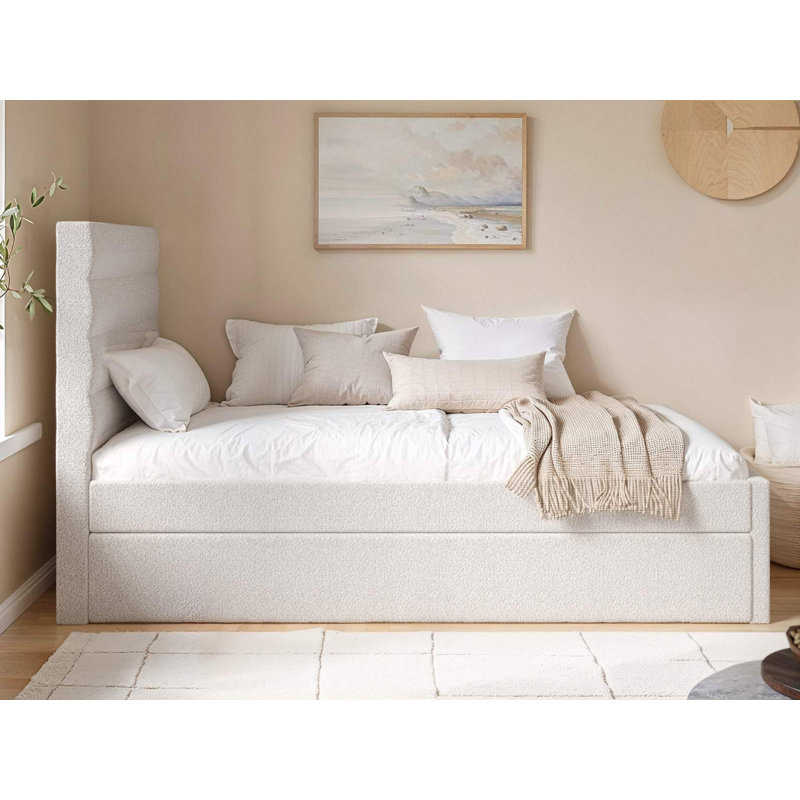 Upholstered Daybed, Beige