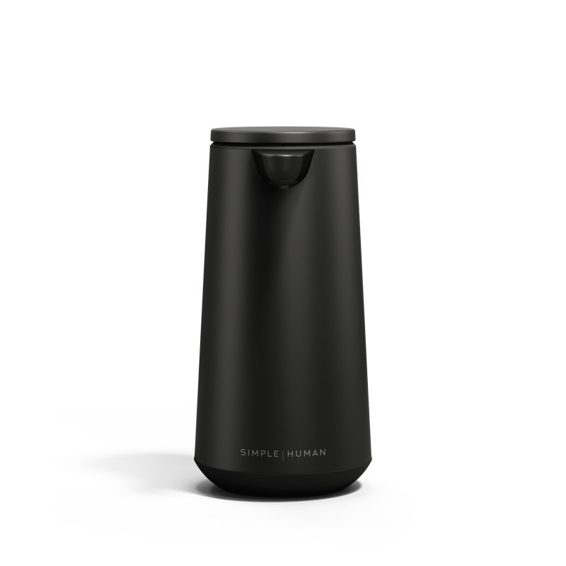 sensor pump foam, steel, Matte Black