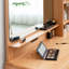 Commode Commode de table 100% chêne massif Dessus de table de bureau Commode de table compacte Accessoires de commode Largeur de rangement Tiroir de rangement 90 cm