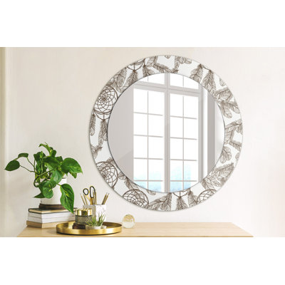 Huldar Glass Flat Wall Mirror