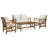 Costantino 4 Piece Lounge Chair with Cushions-860784150