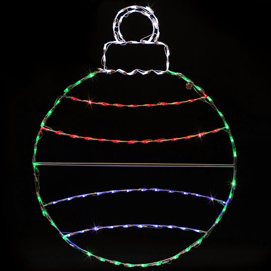 Ornament LED with Striped 48"