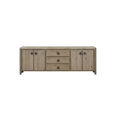 English Knotty Oak 84" Console
