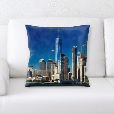 Edgehill Buildings Throw Pillow