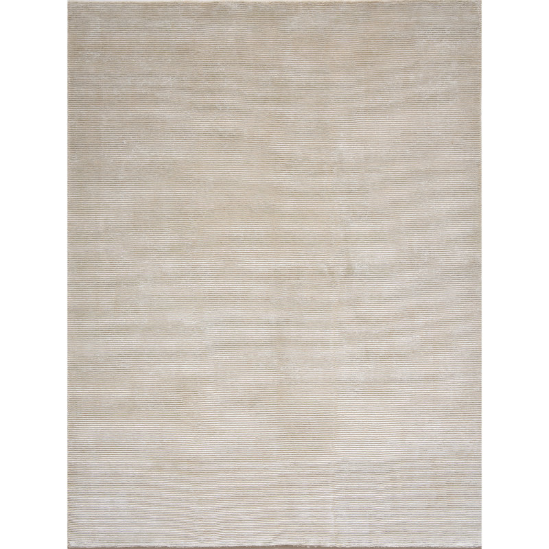 Area Rug in Ivory/Gray, Rectangle 9' x 12', Beige
