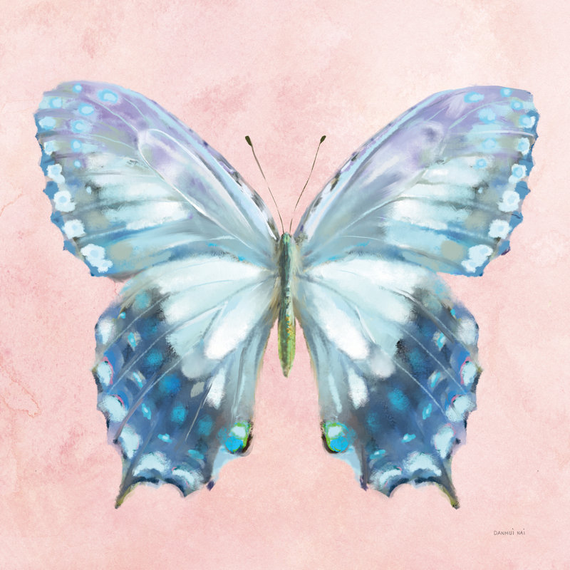 «Aflutter I Watercolor» par Danhui Nai, H 20 po x l 20 po