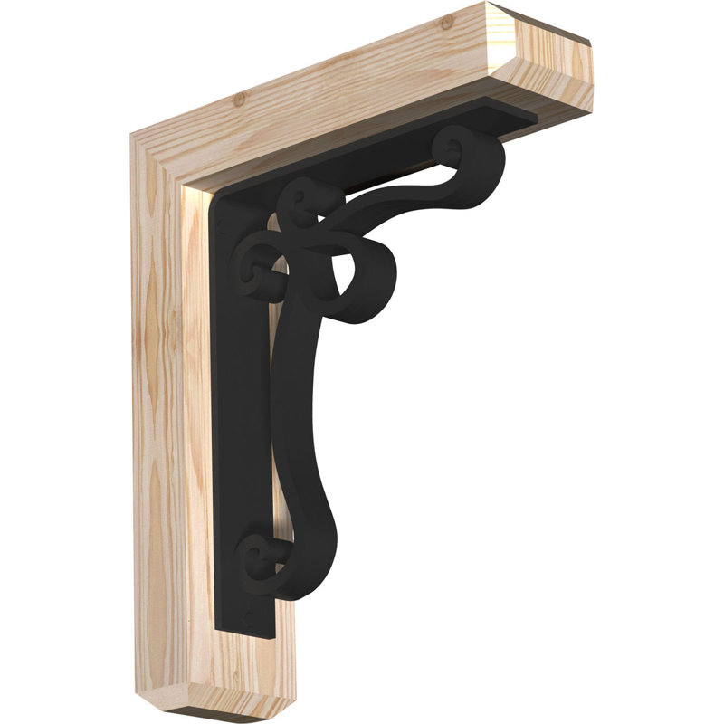 Support triple Ironcrest de 4 po d'épaisseur Orleans, H 20 po x P 18 po, Sapin de Douglas l 3 1/2 po x T 4 po (lisse)