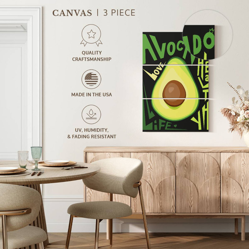 Plaque murale Kema Kitchen Avocado, H 38 po x l 24 po
