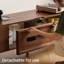 Meuble télé en bois massif de style américain-106362071