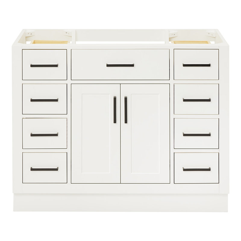 42" Single Bathroom Vanity Base only, White