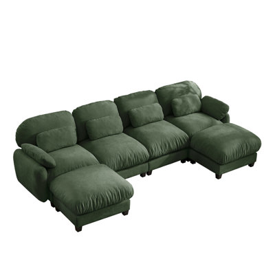 Modular U-Shaped Sectional Sofa