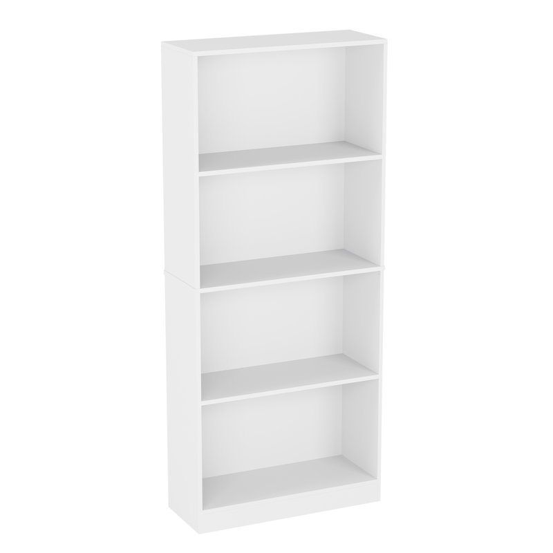 142cm H x 60cm W Standard Bookcase, White, (4 Shelves) 140 cm H x 60 cm W x 24" D