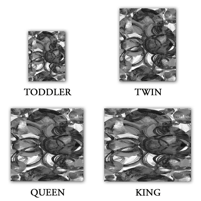 Abstract Duvet Cover, 1 Queen Duvet Cover + 2 Standard Shams