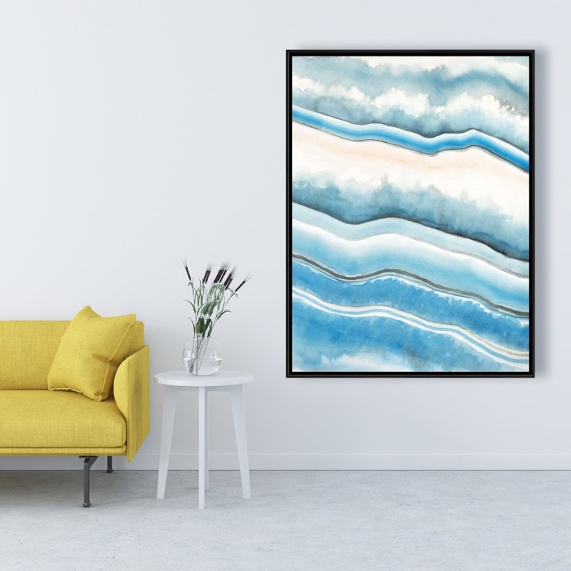 Textured Geode Print On Canvas