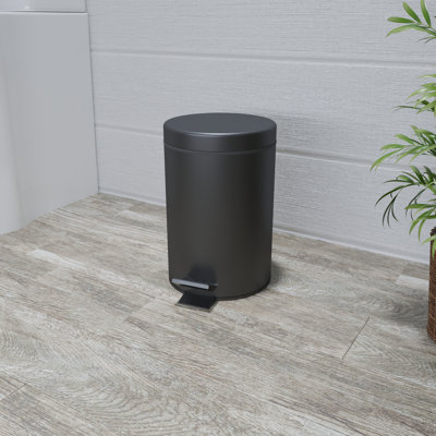 Steel Step On Kitchen Trash Can - 3L