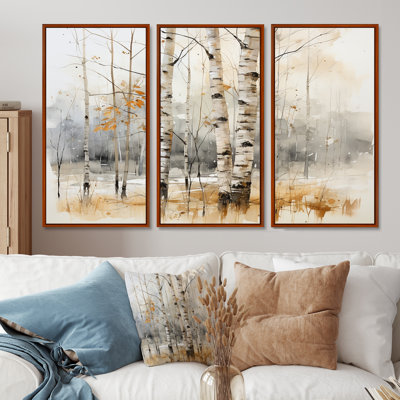 Winter Birch Wood Forest I - Tree Birch Wall Art