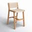 Delano Outdoor Teak Bar Stool-818985605-818985610-818985609