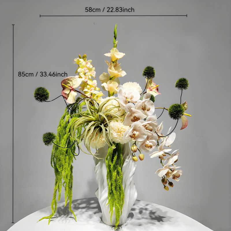 Ornements de fleurs simulées