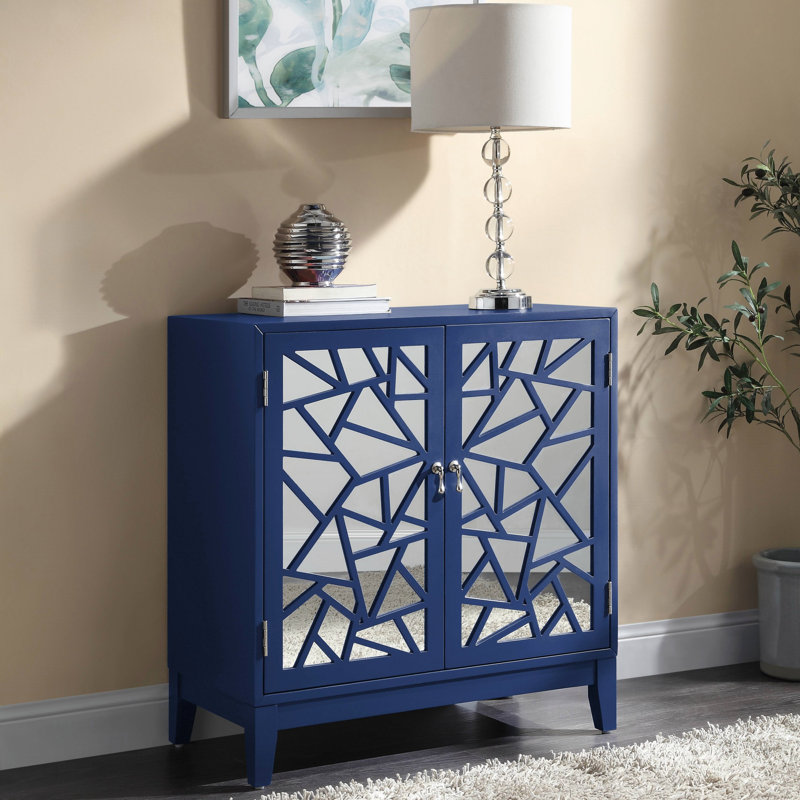 Einstein Blue Finish Console Cabinet