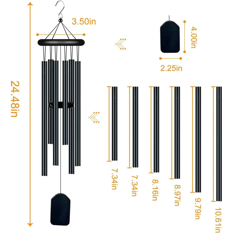 Slimane Metal Wind Chime