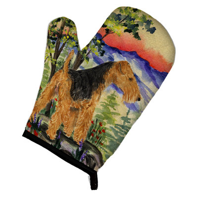 Caroline's Treasures Lakeland Terrier Polyester Oven Mitt