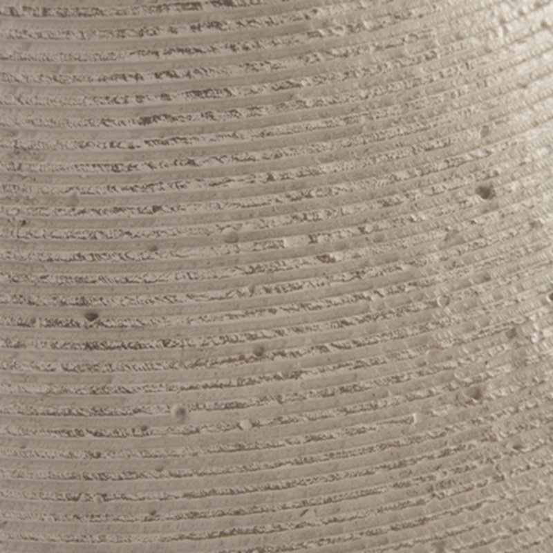 Metal Table Vase, White, 12" H x 10" W x 10" D
