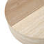 Table basse ronde moderne 31,5 pouces avec dessus rabattable et compartiment de rangement caché Gioia