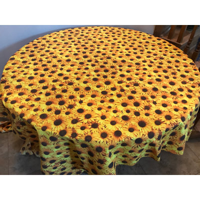 Sunflowers Print Tablecloths