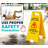 Bilingual Caution Wet Floor Sign