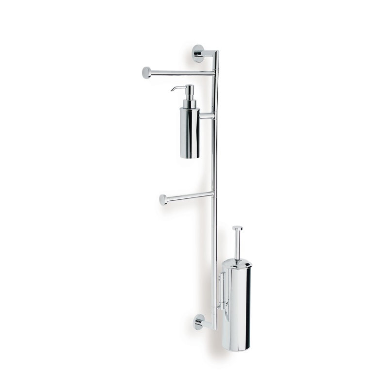 Medea 27,5 po H Brosse de toilette murale