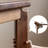 Black walnut solid wood large tabletop table-105967673