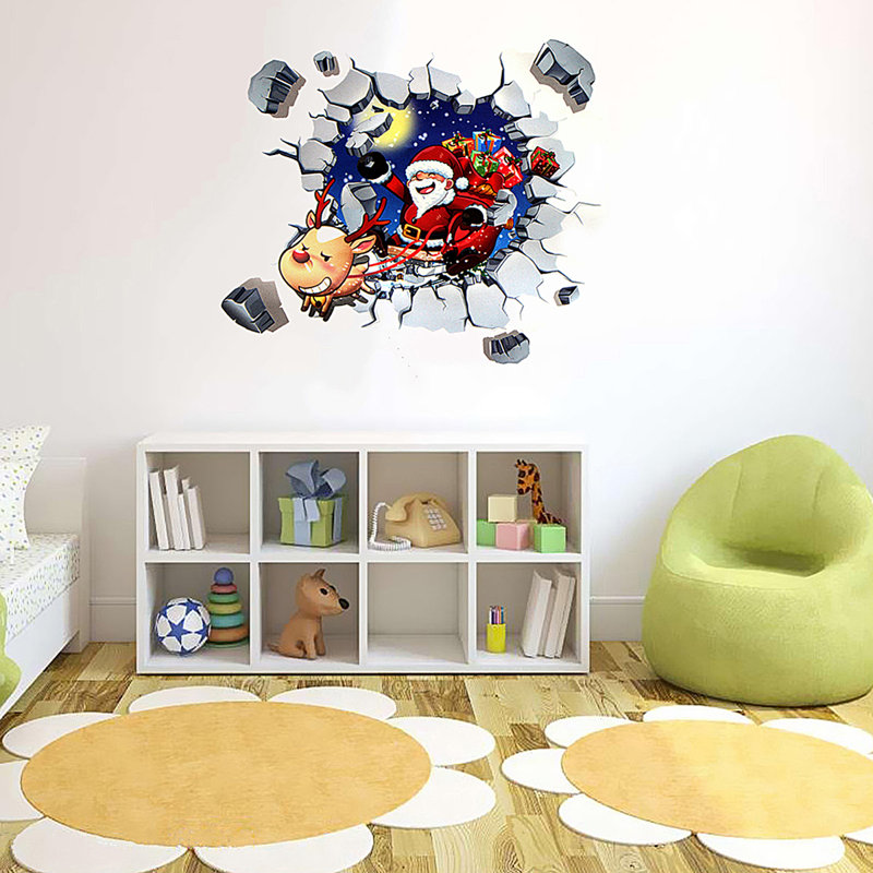 PVC Santa Claus Wall Sticker