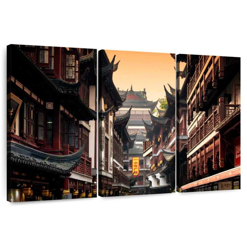 Sebbie Architecture In Yuyuan Garden, 20" H x 33" W