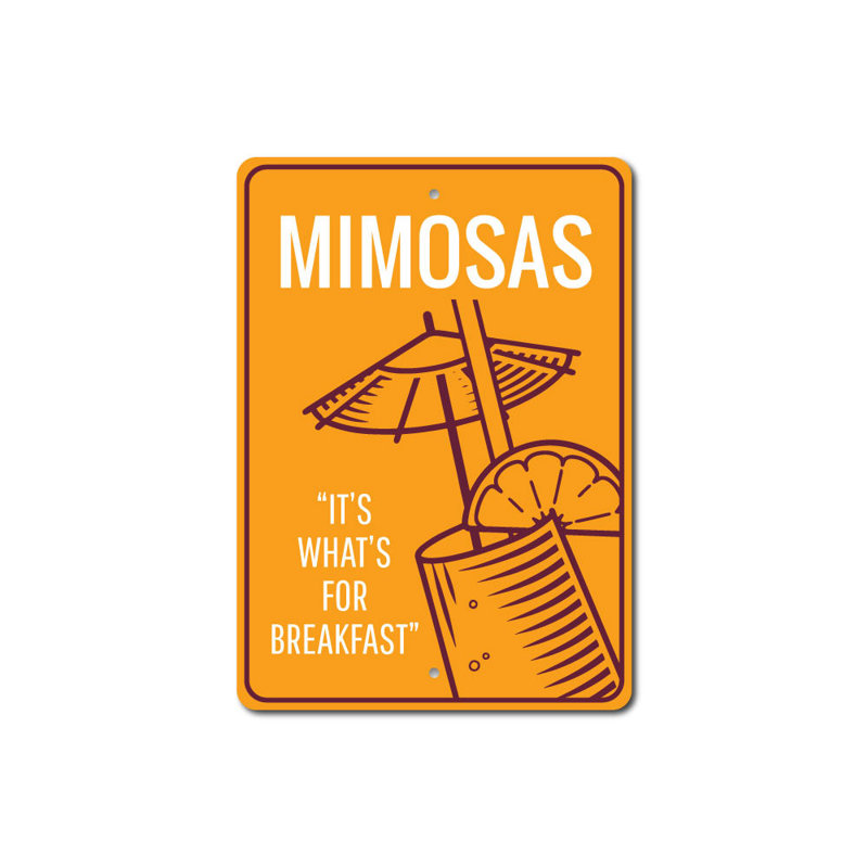 Mimosas, H 14 po x l 10 po x P 0,04 po