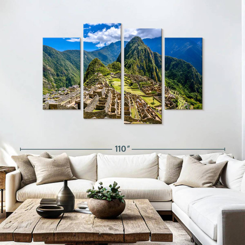 Restes du Machu Picchu, H 54 po x l 84 po