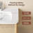 Fredson 30" Single Wall-Mounted Bathroom Vanity with Arc-Shaped Ceramic Sink & Soft Close Storage Drawers, Easy Assembly, Natural Oak